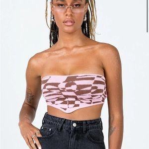 Strapless Sweater Top